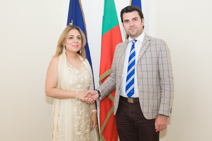 Заместник-министър Георгиев прие посланика на Индия 